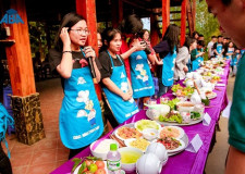 Hoạt động ngoại khóa trải nghiệm sáng tạo của khối 12 và 11